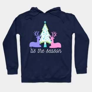 "Tis the Season Reindeer with Christmas Tree Hoodie